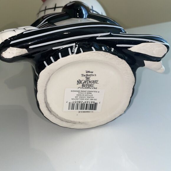 Disney Nightmare Before Christmas Jack Skellington Pumpkin Cookie Jar Canister - Picture 10 of 10